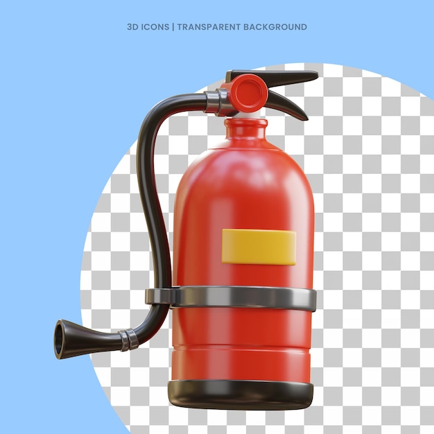 brandblusser dienstbescherming 3d icoon psd