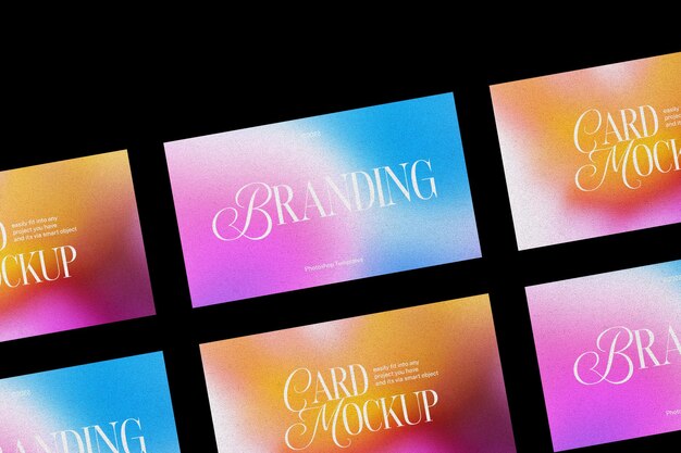 Branding Brochure Mockup Template Ontwerp PSD