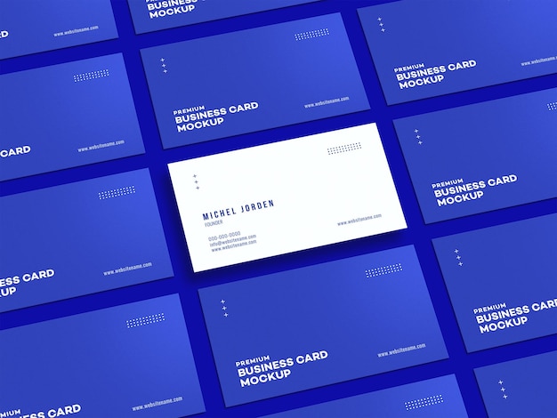 Branding business card mockup