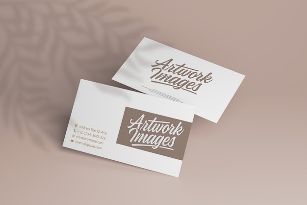 Branding biglietto da visita mockup