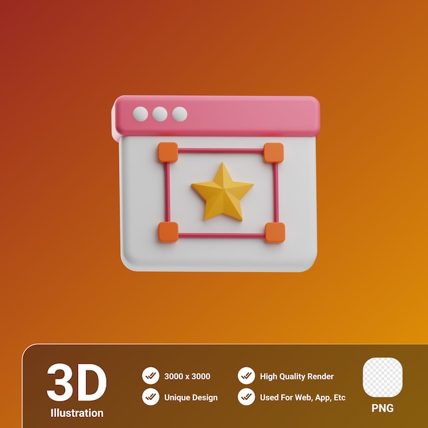 3d иллюстрация брендинга