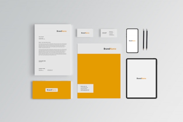 Branding Stacjonarna makieta