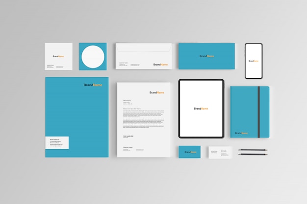 Branding Stacjonarna makieta