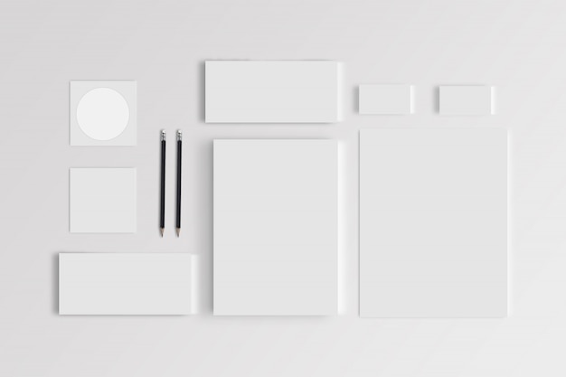 Branding stationary mockup