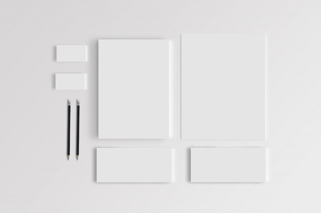 PSD branding stationary mockup