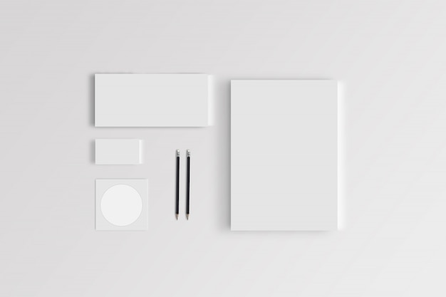 Branding stationary mockup