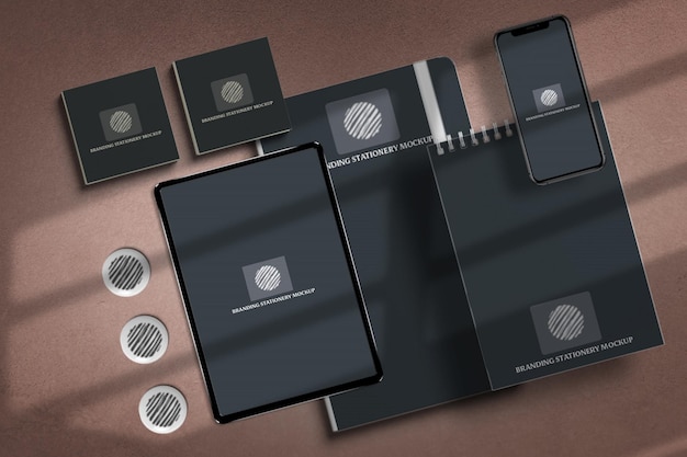 Branding stationery mockup