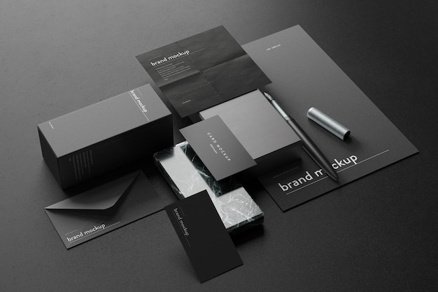 Branding stationery mockup