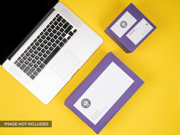 Branding stationery in the Purple