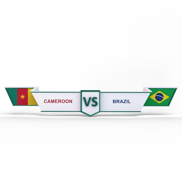 PSD brazil vs cameroon world cup match