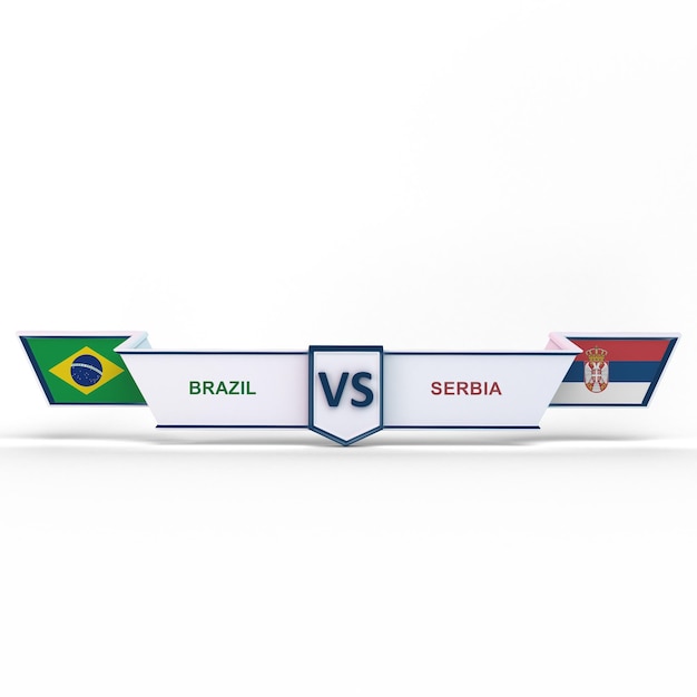 PSD brazil vs serbia world cup match