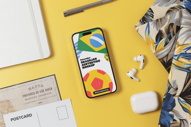 PSD brazilian aesthetics with device mockup