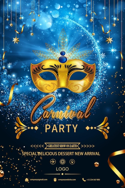 PSD brazilian carnival party