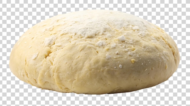 PSD bread dough on a transparent background closeup isolated