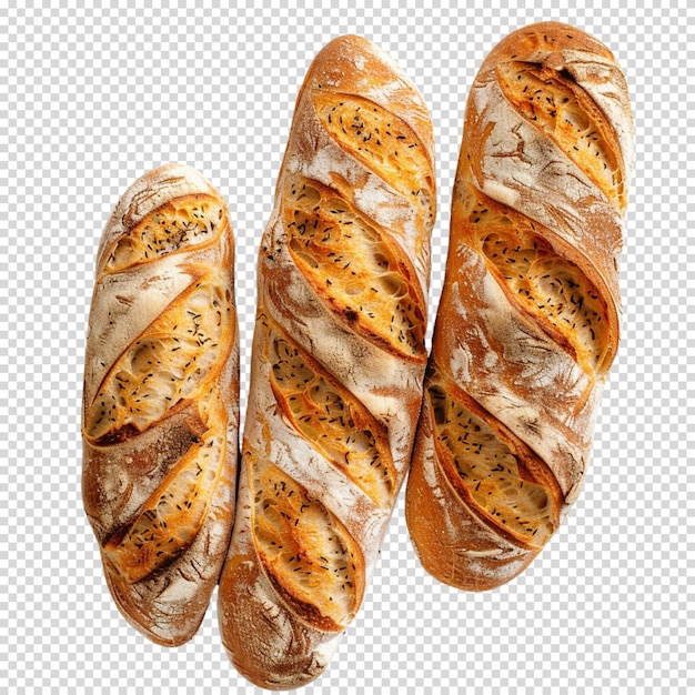 Хлеб, выделенный на прозрачном фоне