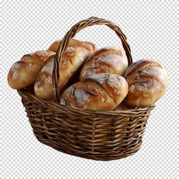 PSD bread isolated on transparent background