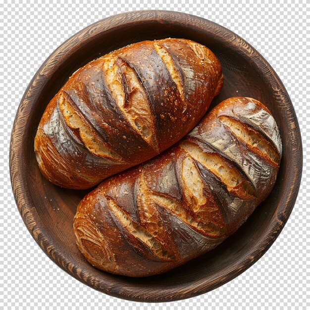 Bread isolated on transparent background