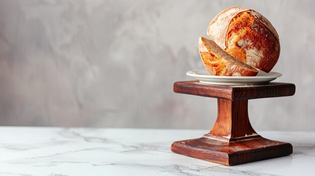 PSD bread national sourdough bread day concept background