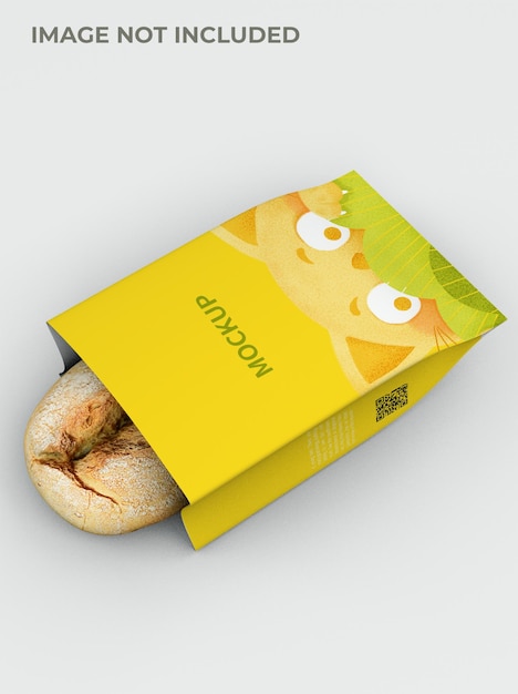 Bread packaging mockup