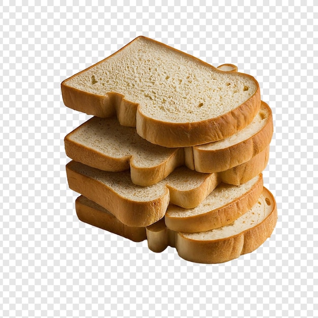 PSD bread png isolated on transparent background