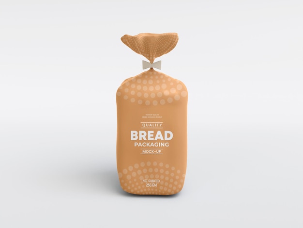 PSD bread pouch packaging  mockup