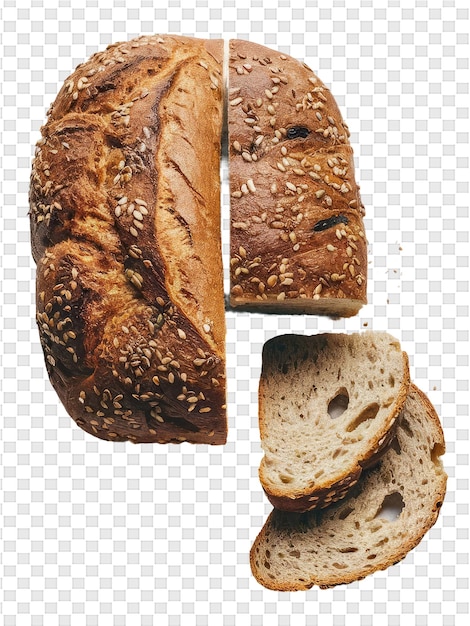 PSD pane con semi e semi su di esso