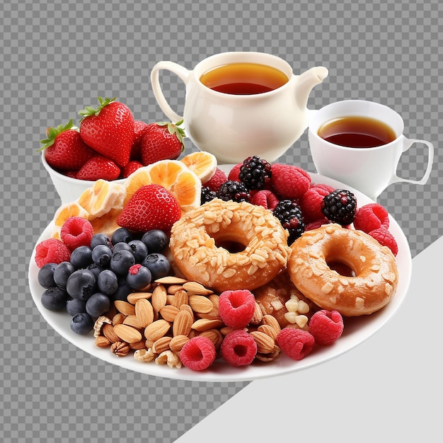 Breakfast food png isolated on transparent background