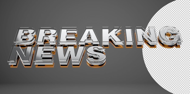 Breaking news 3d text design, world global tv news banner design, broadcast design