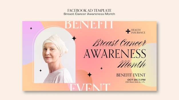 PSD breast cancer awareness template design