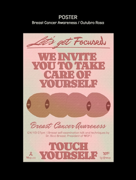 breast cancer awareness template design