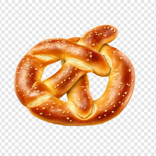 Brezeln pretzel isolato su uno sfondo trasparente