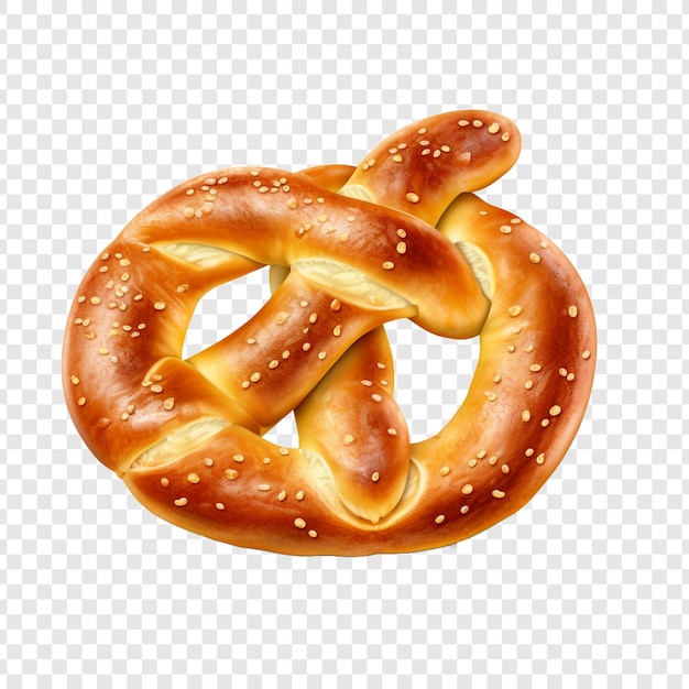 Brezeln Pretzel Izolowany Na Przezroczystym Tle