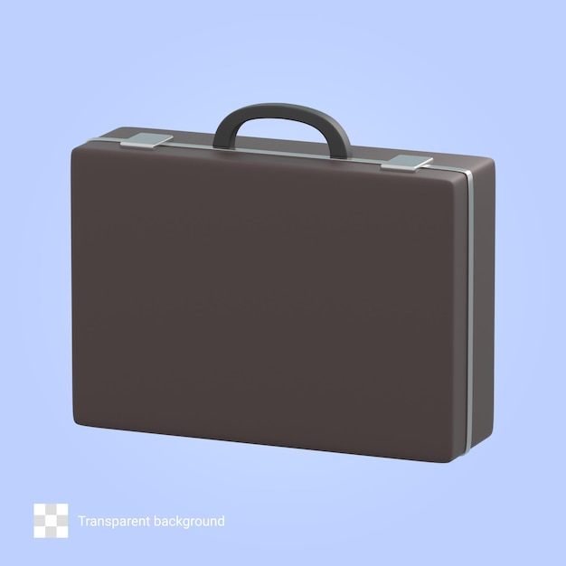 PSD briefcase 3d icon