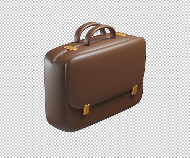 портфель 3d иллюстрации