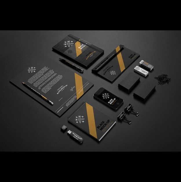 PSD briefpapier mock up design