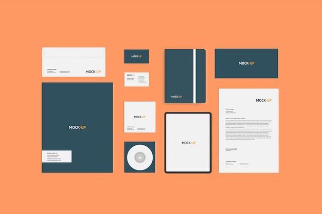 PSD briefpapier mock-up