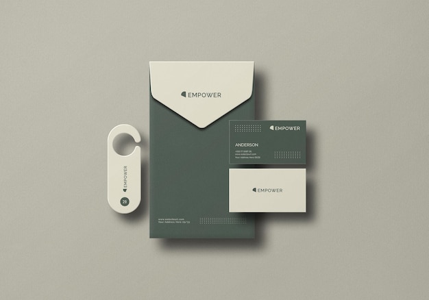 Briefpapier Set Mockup