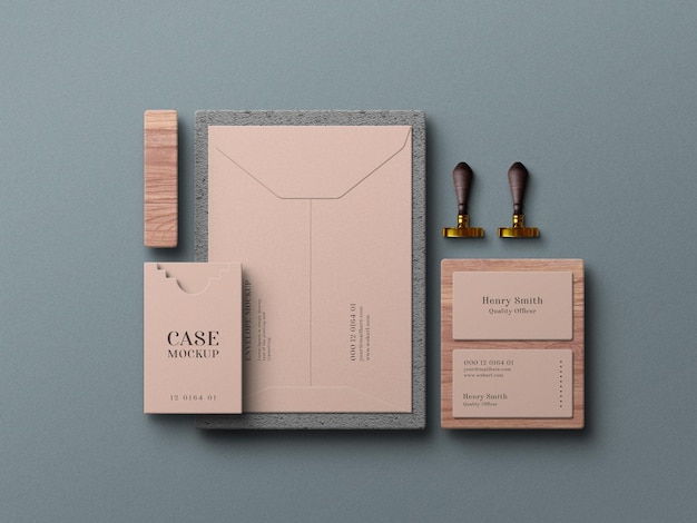 Briefpapier set mockup