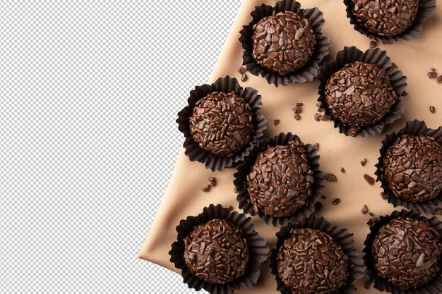 Brigadeiro Traditioneel Braziliaans zoet Diverse partij snoep png transparante achtergrond