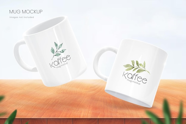 Bright 11oz coffee cup mockup to showcase your designs