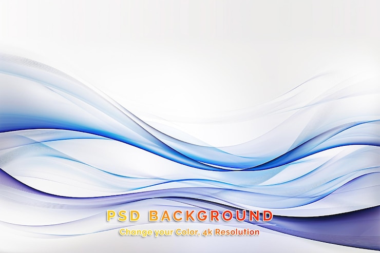 PSD bright abstract border swoosh layout modern ray background