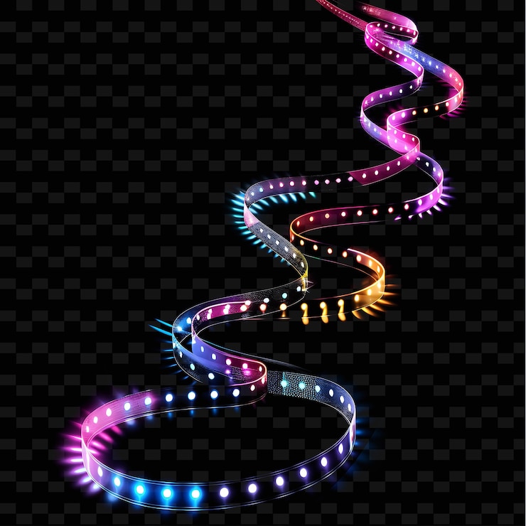 PSD a bright blue light that is lit up with a spiral
