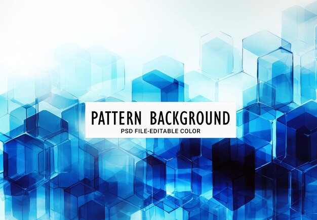 PSD bright blue tech geometric background