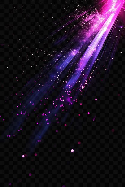 PSD a bright and colorful abstract background with glowing stars and sparkles