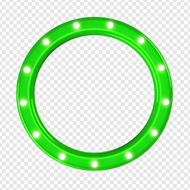 Bright light circle