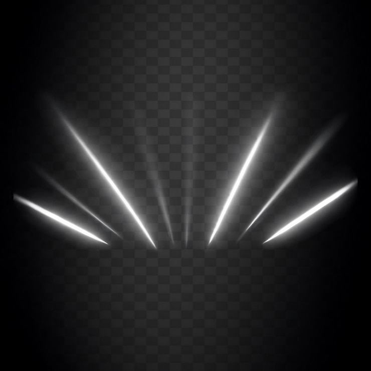 PSD bright light rays