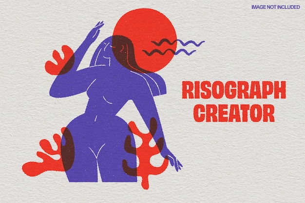 PSD bright risograph creator