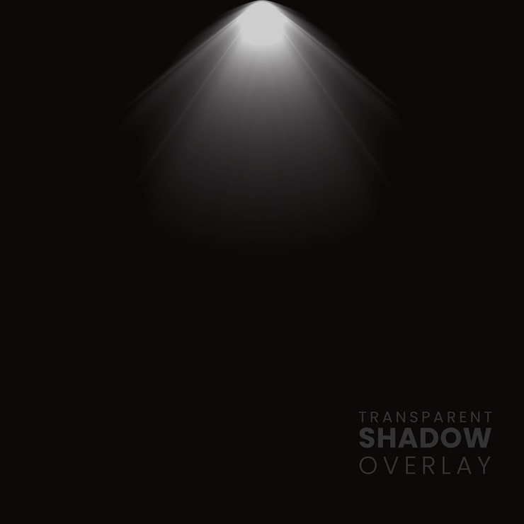 PSD bright spotlight overlay