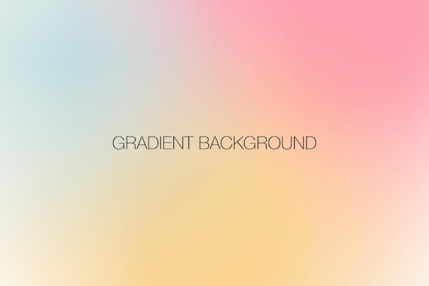 Bright vibrant retro abstract gradient background with grainy texture psd