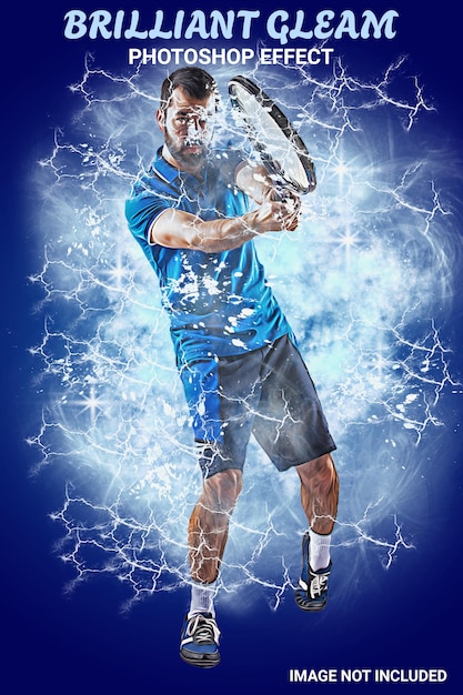 Эффект Brilliant Gleam Photoshop